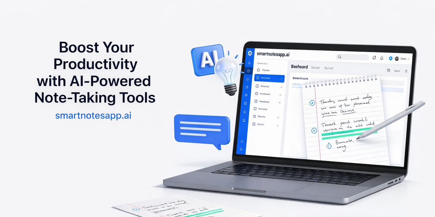 AI Powered Note Taking App - SmartNotes